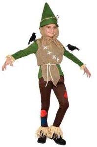 Forum Novelties Child's 5 Piece Scarecrow Costume, Large 12-14 Wizard of Oz - Picture 1 of 1