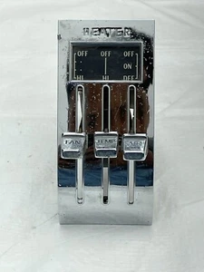 NOS GM Heater Control 1961 1962 Skylark Chrome Fan Temp Air Switch New Old Stock - Picture 1 of 13