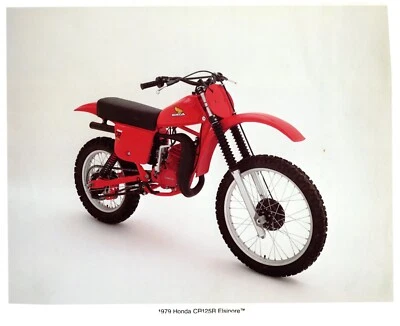 Honda CR125R 1979 Motocross CR 125 Elsinore escaneos digitales de folleto. LEER Foto 1 de 3