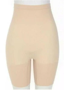 Spanx 300147 Womens Higher Power Mid-Thigh Shaper Soft Nude Size Small - Picture 1 of 6