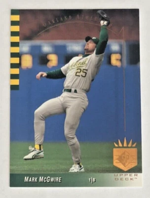 1993 Upper Deck SP Baseball Card #41 Mark McGwire Oakland Athletics A's - Image 1 of 2
