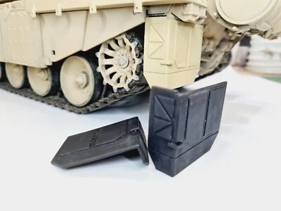 1/16 Armoured Mud Flaps Challenger 2 Henglong DL2a TES Cobham Dorchester