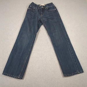 Levis 505 Jeans Boys 10 Reg (Fit 22x24) Blue Straight Stretch - Picture 1 of 9