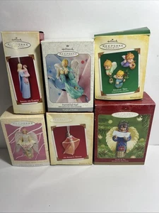 Lotto 6 Ornamenti Hallmark Keepsake "ANGEL'S" - Bel Bellissimo Lotto Collezionisti - Foto 1 di 13