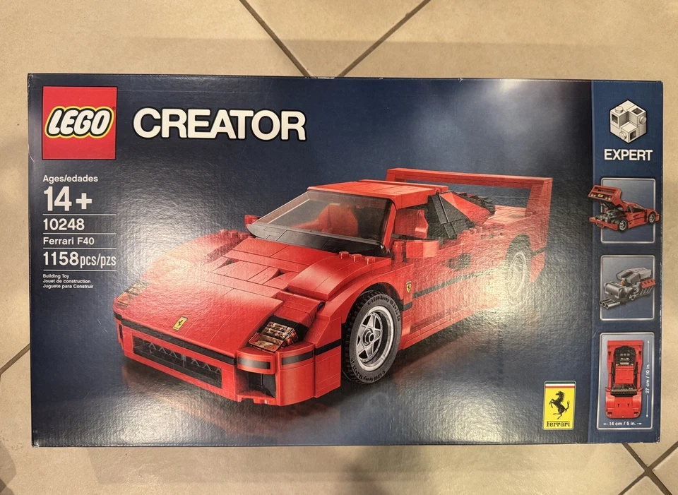 Nuevo Lego Creator Expert Ferrari F40 10248 caja sellada  Foto 1 de 4