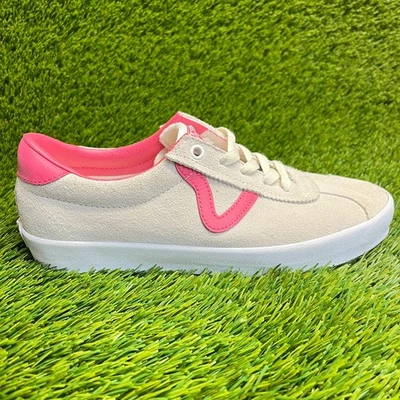 Tênis Vans Sport baixo feminino tamanho 9 bege rosa atlético casual skate - Imagem 1 de 4