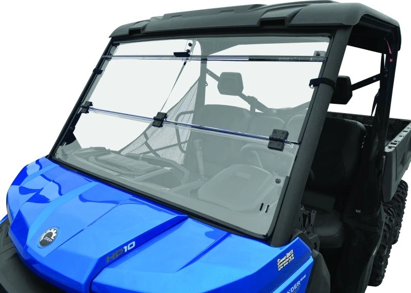 QuB. Parabrisas plegable transparente para 16-22 Can-Am Defender HD10 375784 Foto 1 de 4