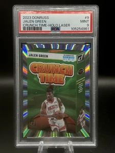 2023 Panini Donruss Crunch Time 🔥99/99🔥Jalen Green Holo-Laser PSA 9 - Bild 1 von 3