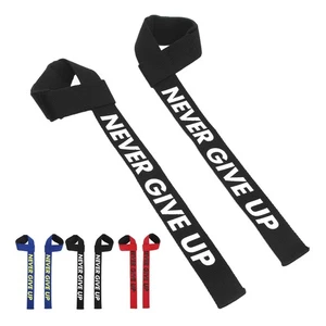 1 Pair Lifting Straps For Weightlifting Powerlifting Bodybuilding Gym Workout - Picture 1 of 21