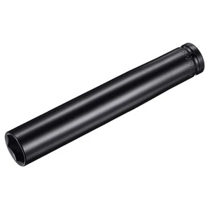 1/2" Drive x 24mm Deep Impact Socket CR-V Steel 8" Length 6-Point Metric Sizes - Picture 1 of 6