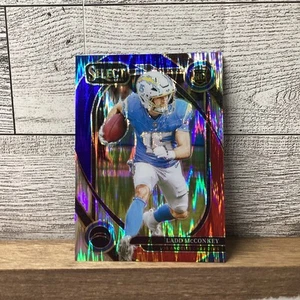 2024 Select Club Level Red White Blue Shock Ladd McConkey Rookie - Picture 1 of 2