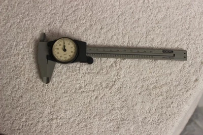 General National Inch mm Dial Caliper 6" 155mm Vintage Swiss Made, TOOL ONLY - Image 1 of 4