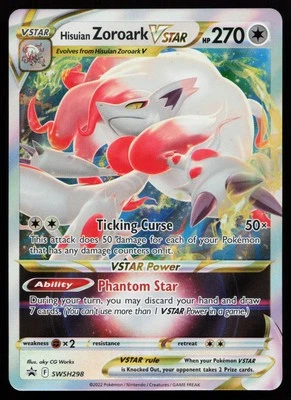 Hisuian Zoroark VSTAR SWSH298 SWSH: Sword & Shield Promo Cards Pokémon Card - Image 1 of 2