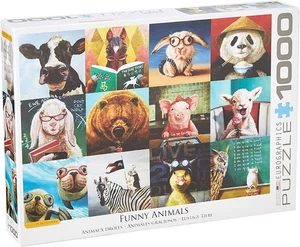 EG60005524 - Eurographics Puzzle 1000 Pc - Funny Animals, L. Heffernan - Picture 1 of 1