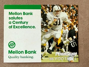 CFB 1986 PENN STATE ST Football Schedule SHANE CONLAN White Jersey BUFFALO BILLS - Picture 1 of 3