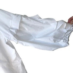 Harshman White Vivona Tunic Blouse Womens Plus Size 2X Lantern Ruffles Sleeves - Picture 1 of 17