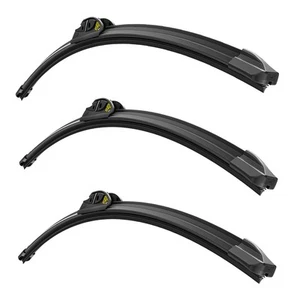 Valeo Ultimate Beam Hook 3pc Front Left " Right " Rear " Wiper Blade Kit - Picture 1 of 1