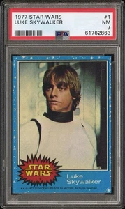 1977 Topps Star Wars #1 Luke Skywalker - PSA 7 - Bild 1 von 2