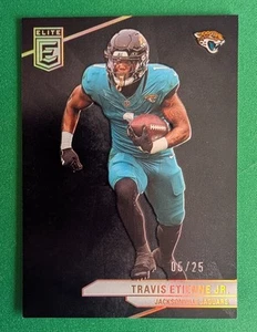 2024 Donruss Elite - Travis Etienne Jr - Black /25 (Jacksonville Jaguars) - Bild 1 von 2