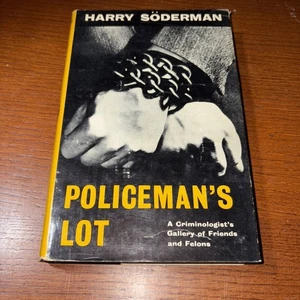Policeman's Lot by Harry Soderman (1957, Hardcover) Owned Signed by Actress - Picture 1 of 6