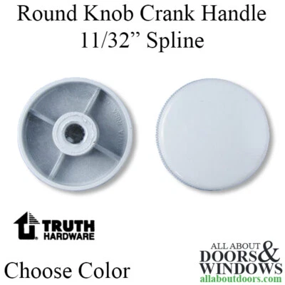 Amesbury Truth Round Crank Handle For Casement And Awning Windows 11/32 Spline - Image 1 of 2
