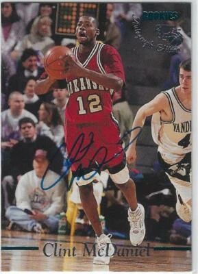 CLINT McDANIEL ARKANSAS RAZORBACKS 1995 CLASSIC CERTIFIED AUTO AUTOGRAPH CARD - Image 1 of 2