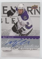 2008-09 Upper Deck Signature Sensations Series 1 Matt Ellis #SS-ME Auto