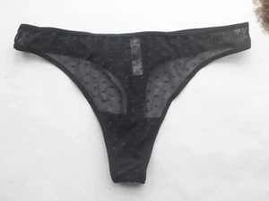 Women Thong Dot mesh Underwear Hipster G-string Knickers 2XS-XS-S-M-L-XL-2XL-3XL - Picture 1 of 4