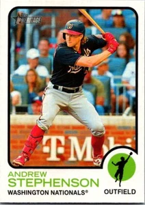 2022 Topps Heritage Andrew Stephenson #570 Washington Nationals - Picture 1 of 2
