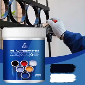 Rust Removal Converter Metallic Paint, Multi-Functional Anti-Rust Paint New - Picture 1 of 23