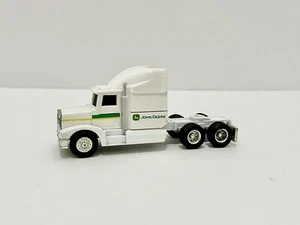 Semirremolque tractor John Deere diecast ERTL 5" blanco cabina de 18 ruedas solamente - Imagen 1 de 7