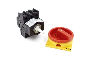 Interruttore a camme Eaton / Moeller P1-25/EA/SVB bloccabile 25A 690V giallo rosso - Foto 1 di 3