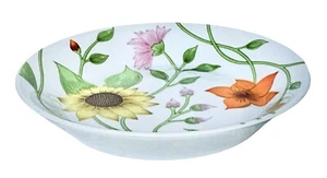 Fitz & Floyd PETITE FLEUR Porcelain Orange Yellow Floral Fruit Dessert Bowl - Picture 1 of 7