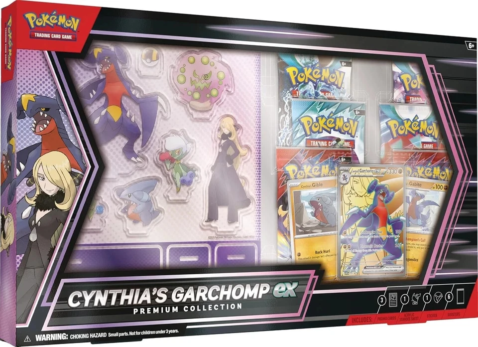 Pokemon TCG: Cynthia’s Garchomp ex Premium Collection box Sealed - Image 1 of 1