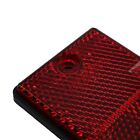 Red Rectangular Rear Reflector Pack of 4 Trailer Fence Gate Post TR074