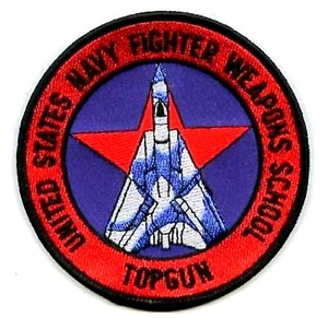 KOSTÜM HALLOWEEN KOSTÜM PARTY REQUISITE: KÄMPFER WAFFEN SCHULE TOP GUN PATCH - Bild 1 von 12