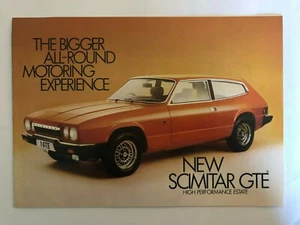 Scimitar GTE Car Brochure 1976 on Perfect - Picture 1 of 3