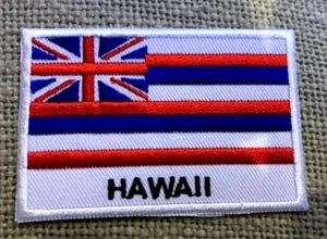 Flag of HAWAII Patch Embroidered IRON ON or SEWN NEW - Picture 1 of 1