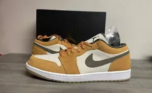 Nike Air Jordan 1 Low SE Light Curry Olive Sail Size 11 DH6931-102 - Picture 1 of 5