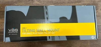 НОВЫЙ ~ ~ Whalen ~ настенное крепление ~ Vas VWM-1 кронштейн ~ наклон для 23-46» плоских телевизоров - Изображение 1 из 4