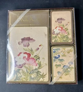 Caspari Bridge Play Cards Set preowned card unused. - Picture 1 of 3