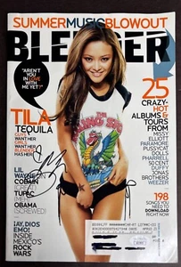 Revista licuadora firmada por Tila Tequila JSA AZ15955 - Imagen 1 de 3