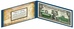 ALASKA STATE BILL US One-Dollar Currency Green ! W/H COA & FOLIO - Picture 1 of 1