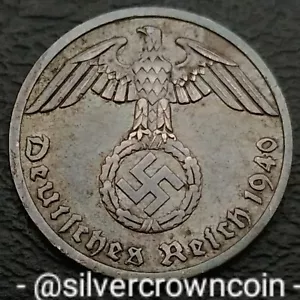 Germany 3d Reich 1 Reichspfennig 1940 F. KM#89. 1 Pfennig coin Stuttgart WWII S - Picture 1 of 7