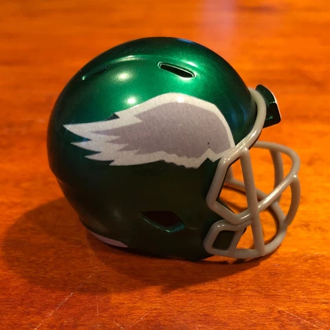 Philadelphia Eagles green 1974-1995 custom pocket pro helmet NFL kelly Cover