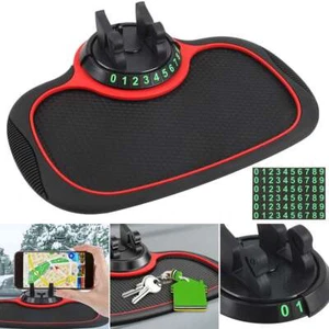 Pad téléphonique universel antidérapant pour voiture tapis multifonctionnel tableau de bord support de téléphone - Photo 1 sur 11