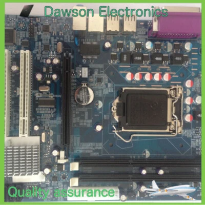 NEW Intel P55 Micro ATX LGA 1156 Computer Motherboard Support LGA 1156/Socket H - Image 1 of 4