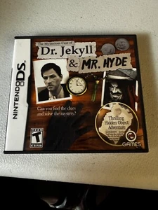 The Mysterious Case of Dr. Jekyll and Mr. Hyde Nintendo DS CIB Complete Manual - Picture 1 of 4