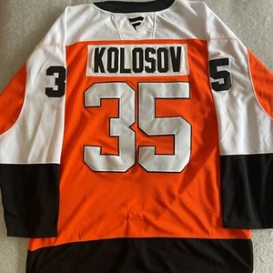 Jersey cosido Aleksei Kolosov Philadelphia Flyers para hombre talla 54 - Imagen 1 de 4