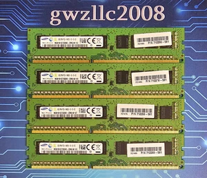32GB (4x8GB) PC3-14900E DDR3-1866MHz 2Rx8 ECC Samsung M391B1G73QH0-CMA - Picture 1 of 2